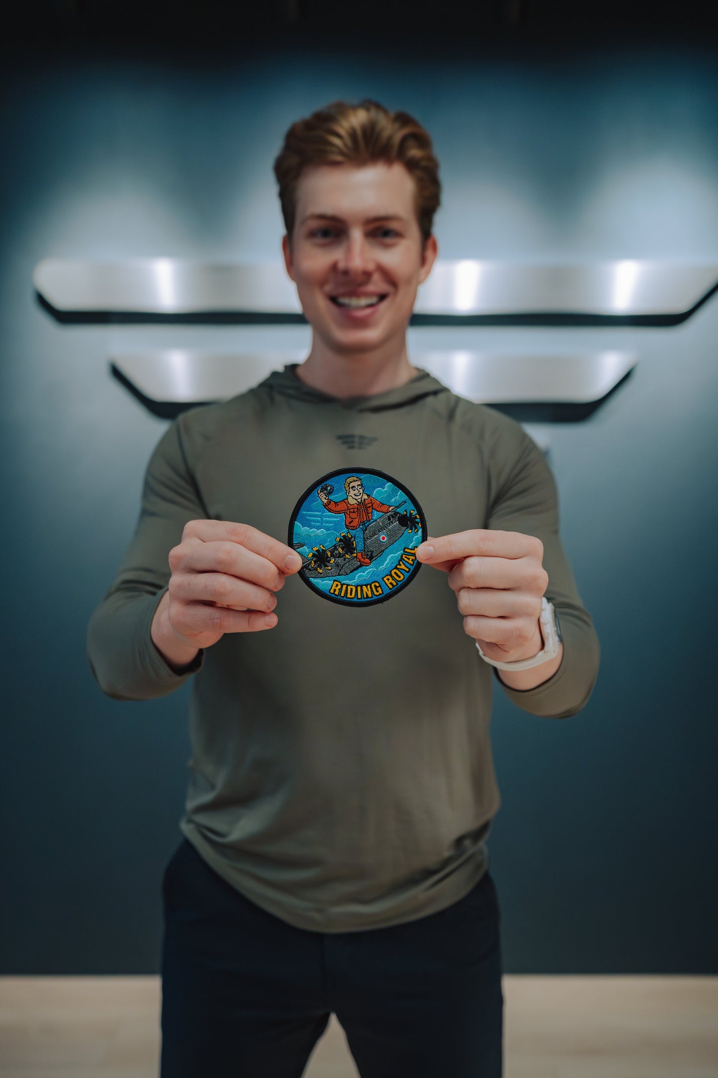 Riding Royal RAF A400M Embroidered Patch