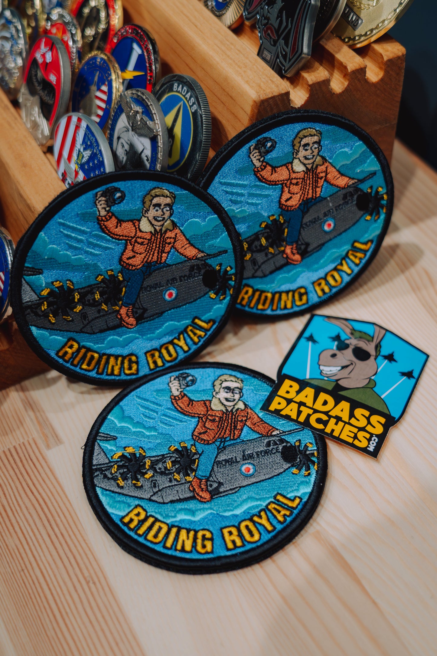 Riding Royal RAF A400M Embroidered Patch