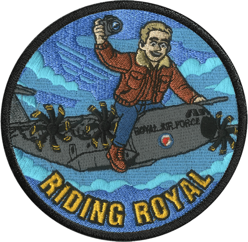 Riding Royal RAF A400M Embroidered Patch